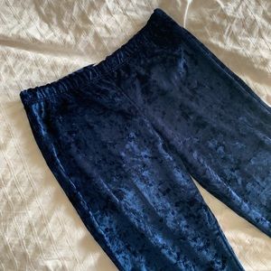 The Indigo Child Pants - Crushed Velvet Flares The Indigo Child Pants - Crushed Velvet Flares
